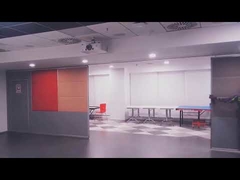 SONO Aluminiumrahmen Hängende Trennwände, Öffnbare Holztrennwand für Hallen