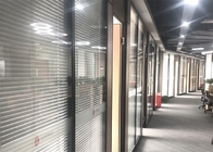 Voller Höhen-Büro-Glaswand-Trennwand-Stahllobby-Fach-Entwurf