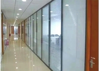 Abmontierbare schalldichte Glasbüro-Fächer, doppelverglaste Glaswände