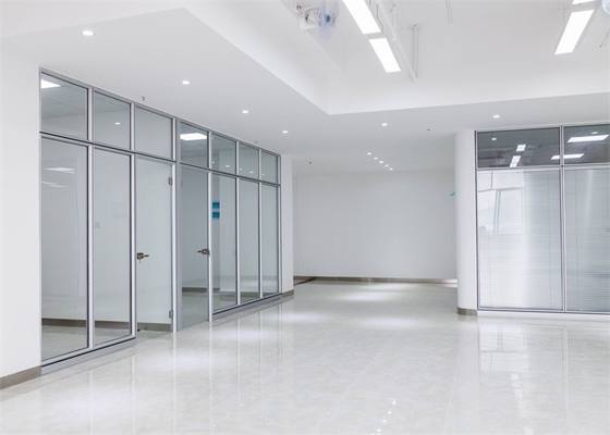 Akustische kundengebundene schalldichte moderne Büro-Glaswand-Trennwände