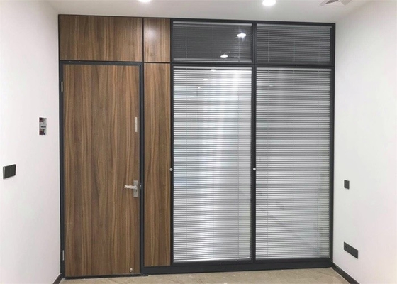 Handelsmöbel-Büro-Glaswand-Trennwand-Büro-Fächer