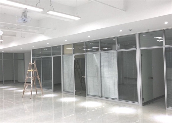 Büro-Glaswand-Trennwand-einzelnes Glas der hohen Qualität für Bürogebäude